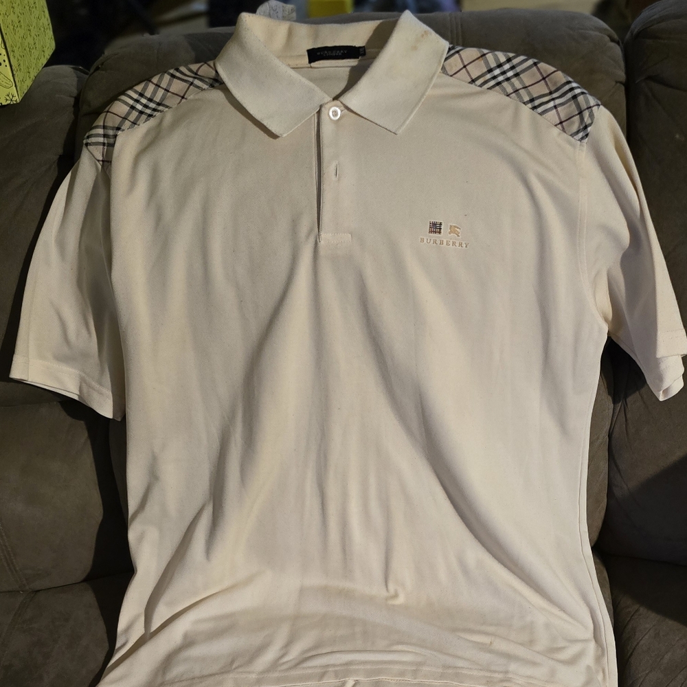 Burberry London Men's Polo Shirt Size XXL
